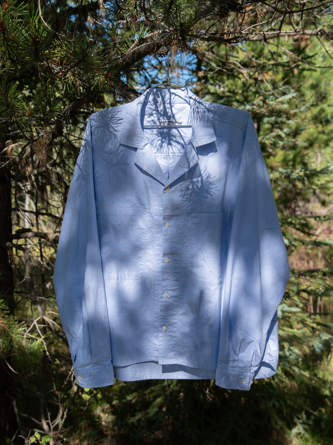 Crop Camp Collar Shirt - L - ARCHIVE – Drozdowski Studio