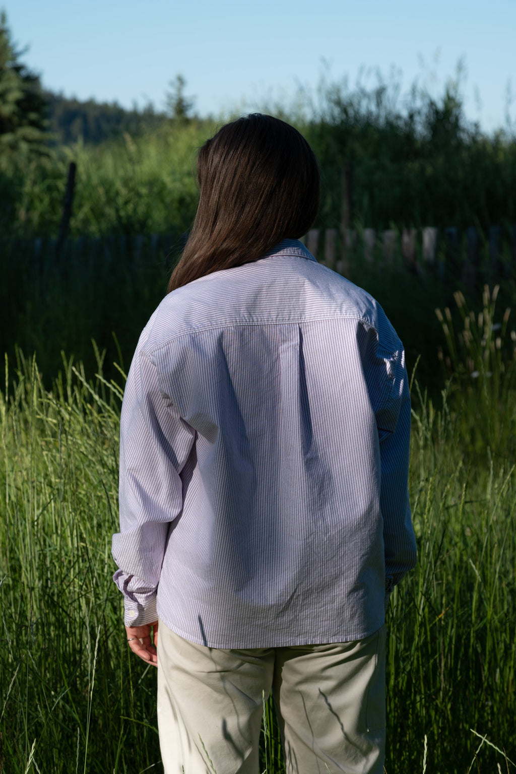 Crop Camp Collar Shirt - S - IMPERFECT