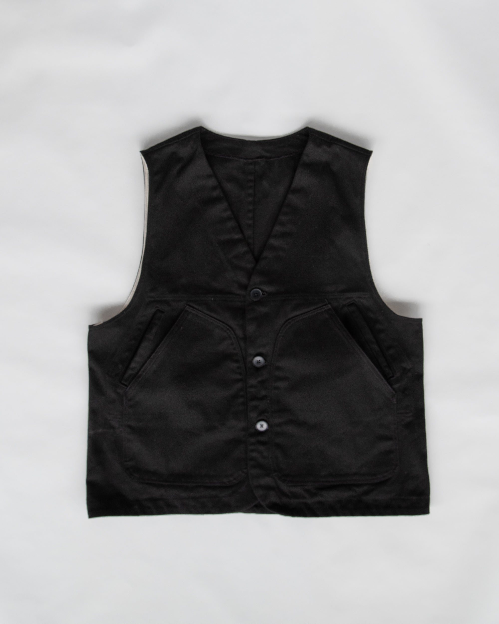 Harvest Vest Black – Drozdowski Studio