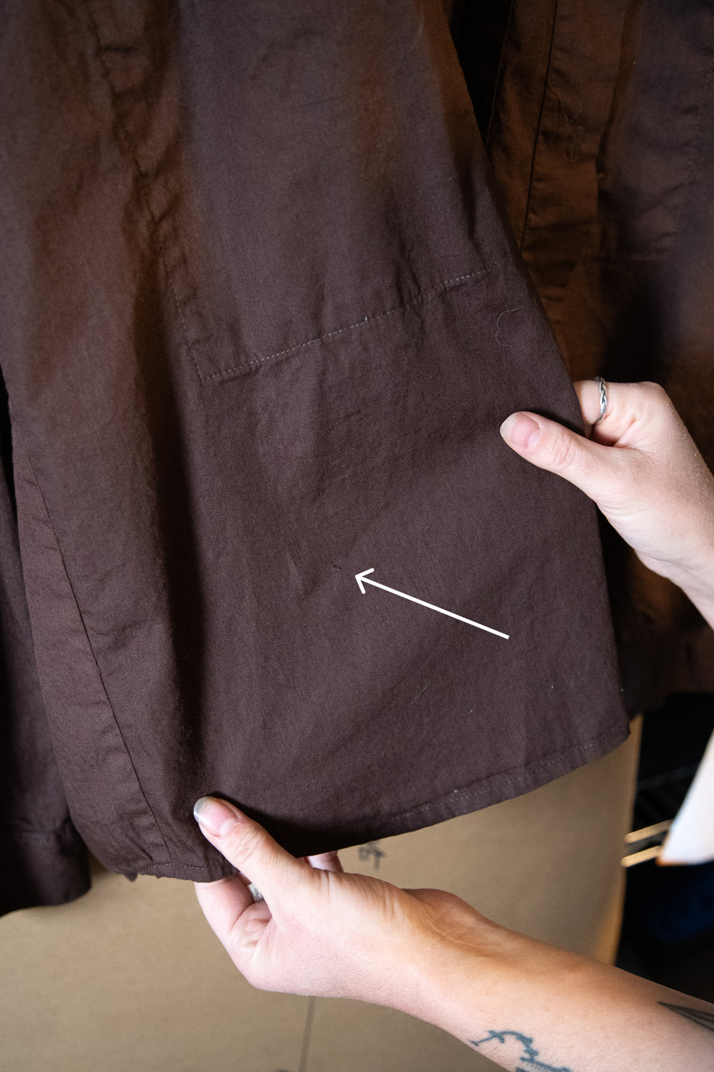 Seem Shirt - Chocolate IMPERFECT