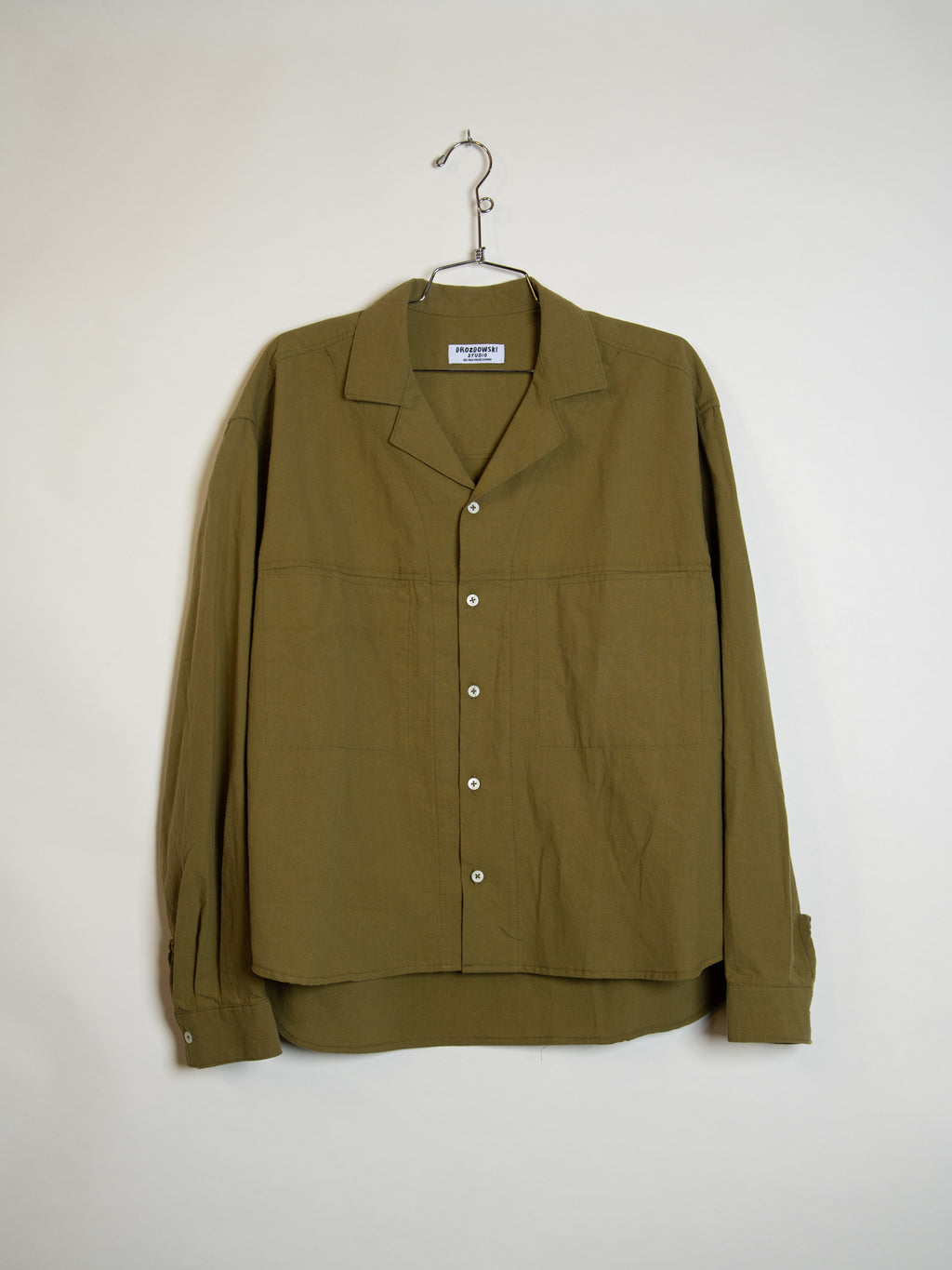 Crop Camp Collar Shirt - S - ARCHIVE