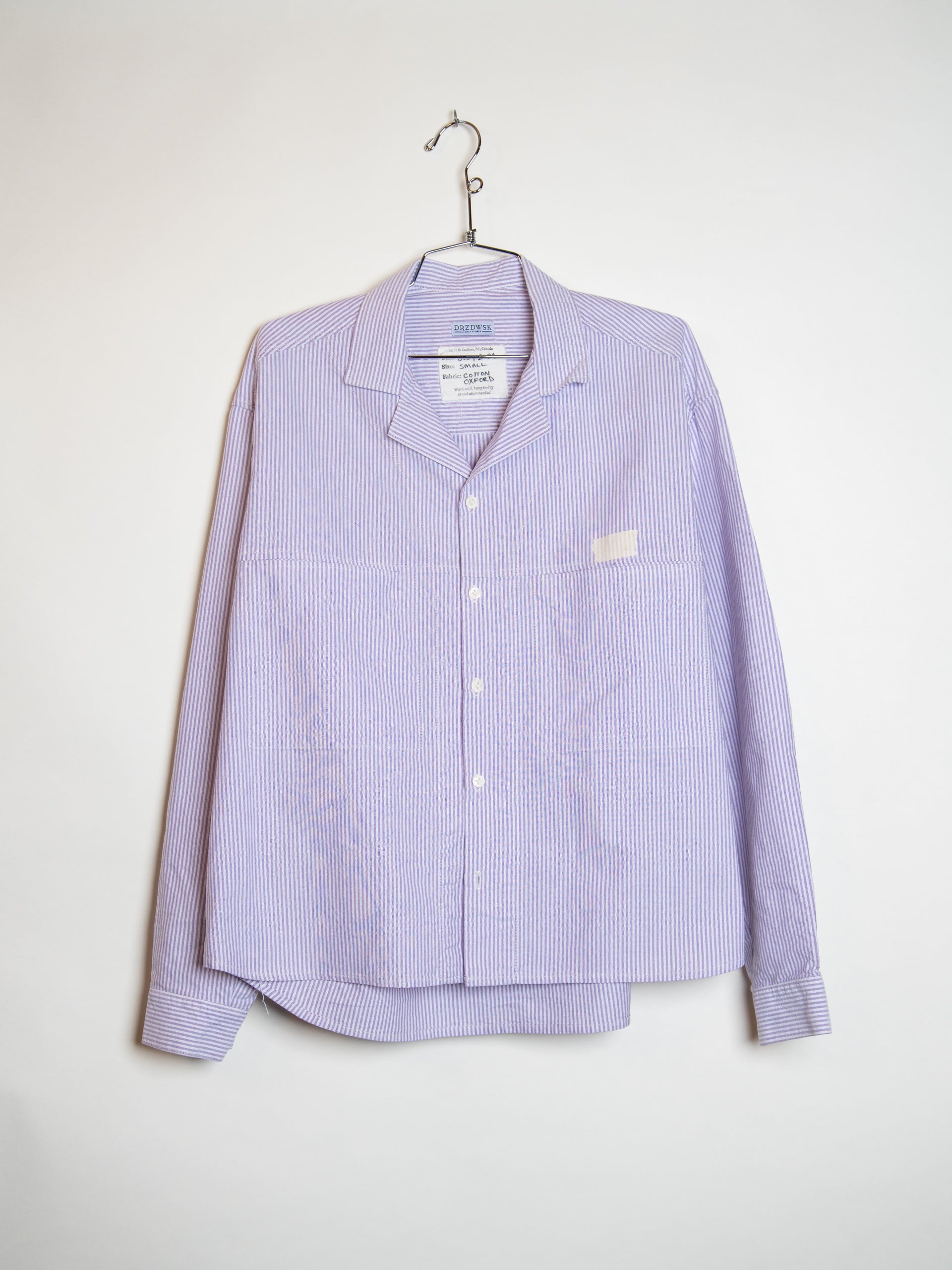 Crop Camp Collar Shirt - S - IMPERFECT