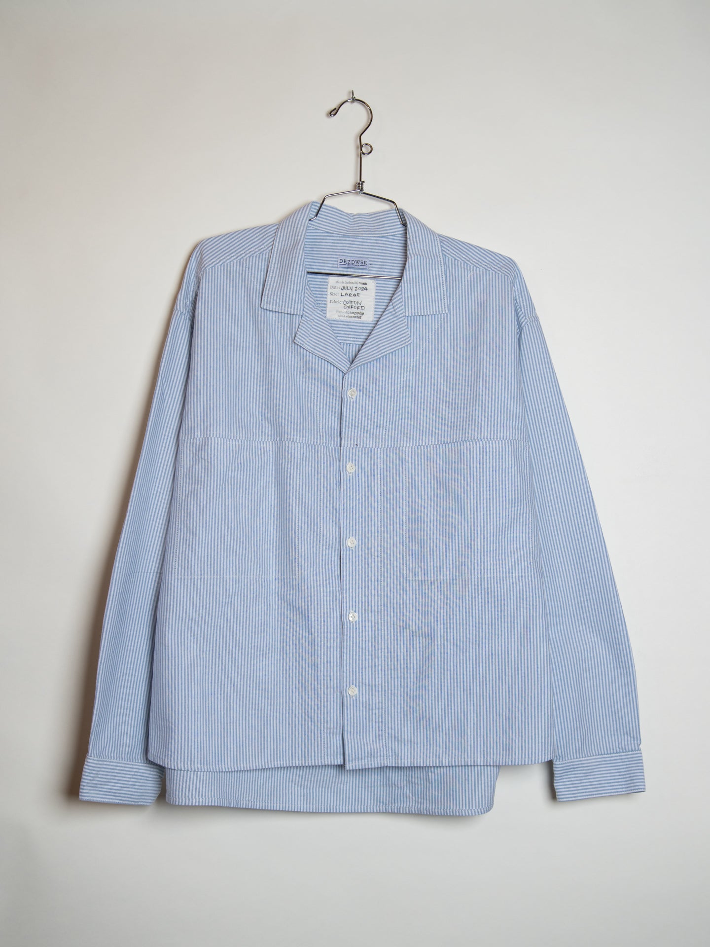 Crop Camp Collar Shirt - L - ARCHIVE