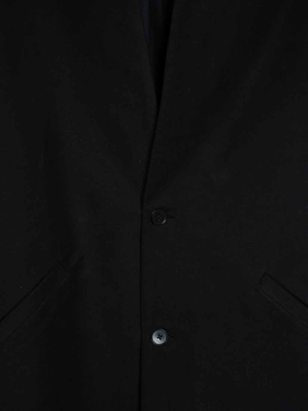 Shawl Collar Coat - Black Moleskin - ARCHIVE SALE
